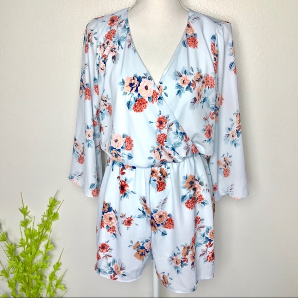 everly floral romper
